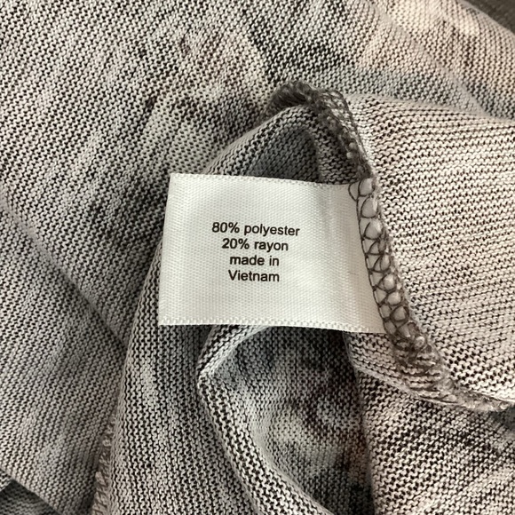 Lane Bryant Gray Floral Lightweight Open Front Cardigan 26/28 - Picture 7 of 7